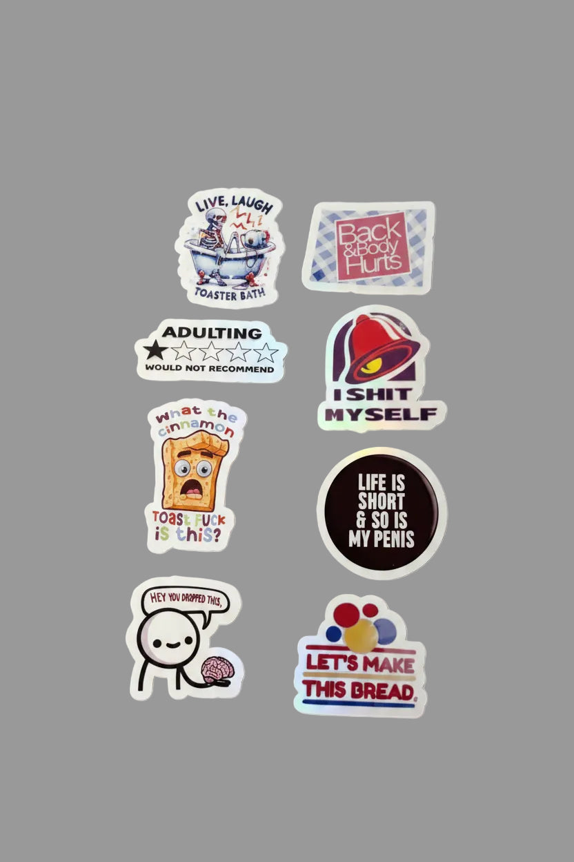 Funny Hardhat Stickers