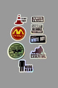 Funny Hard Hat Stickers