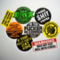 Funny Hard Hat Stickers