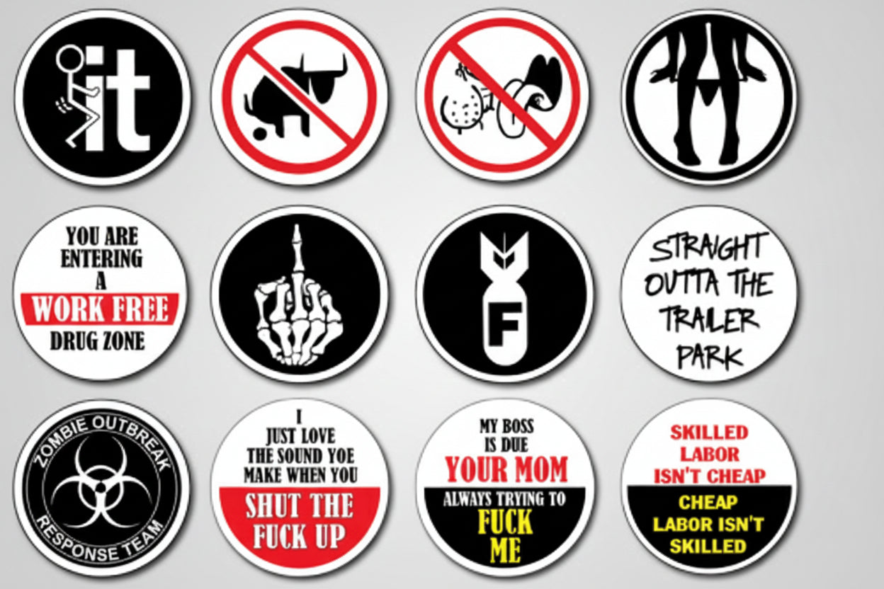 Hard Hat Stickers